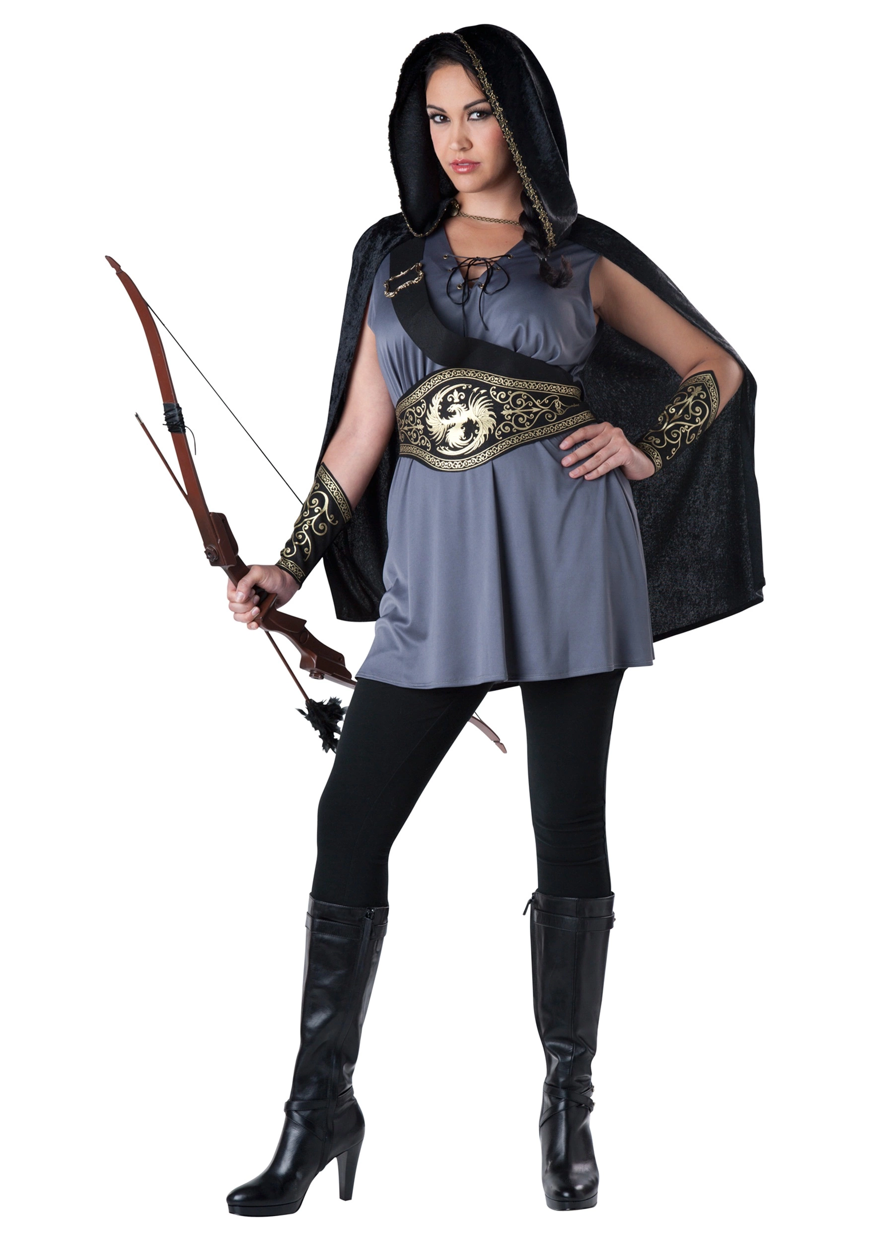 In Character Plus Size Huntress Costume For Women 1 In Character Plus Size Huntress Costume For Women
