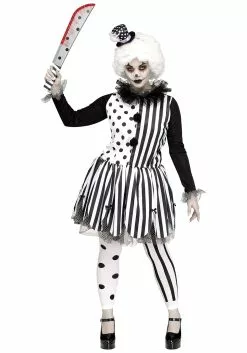 Fun World Women's Killer Clown Plus Size Costume