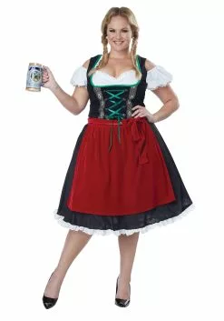 California Costume Collection Women's Plus Size Oktoberfest Fraulein Costume