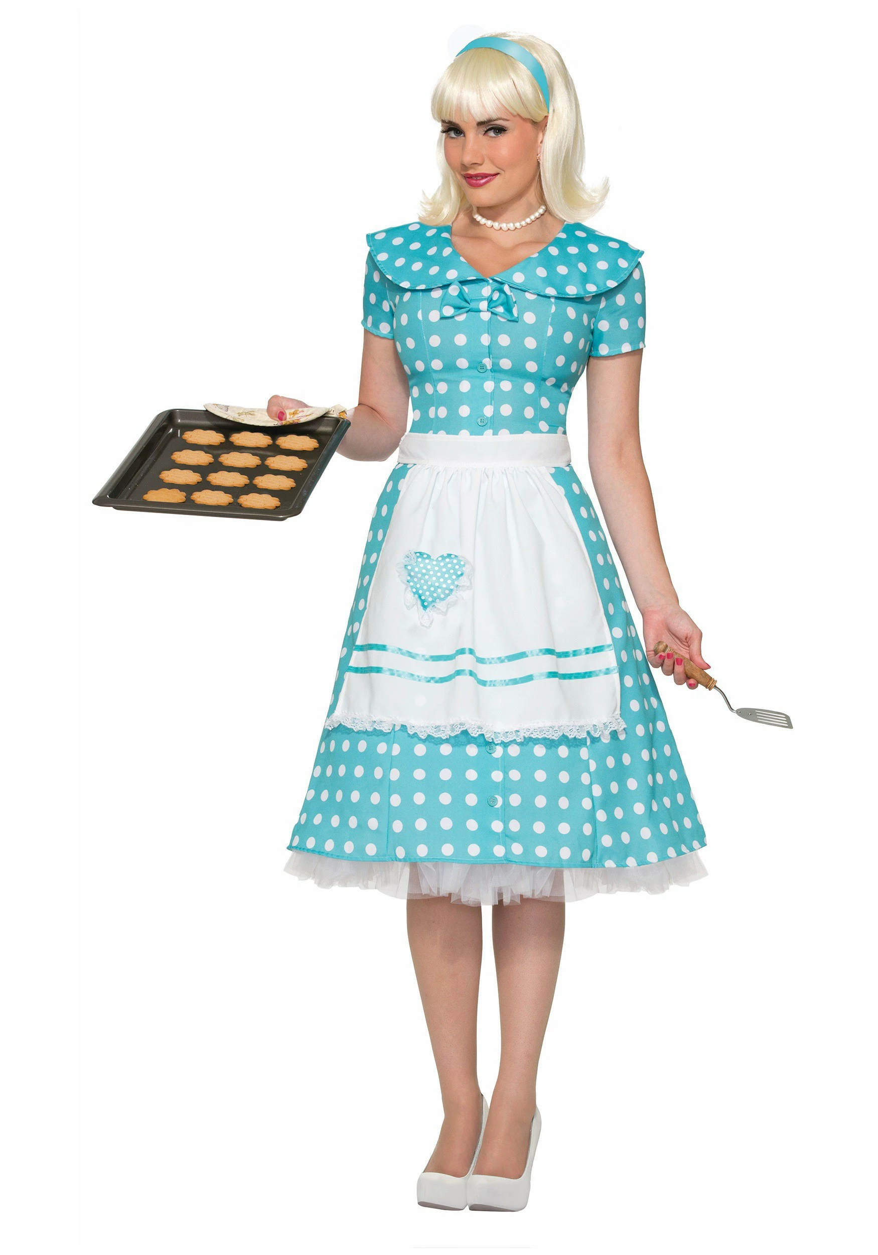 Forum Novelties, Inc Polka Dot Housewife Costume For Women 1 Forum Novelties, Inc Polka Dot Housewife Costume For Women