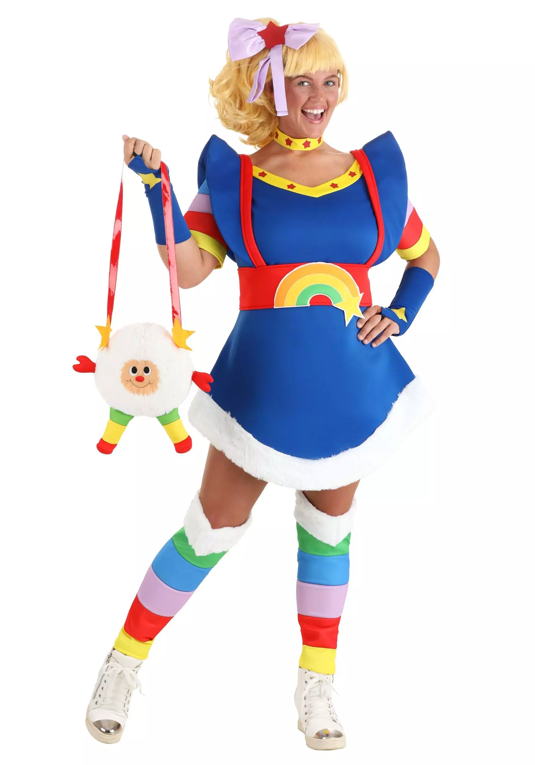 Fun Costumes Rainbow Brite Adult Costume 4 Fun Costumes Rainbow Brite Adult Costume - Image 4