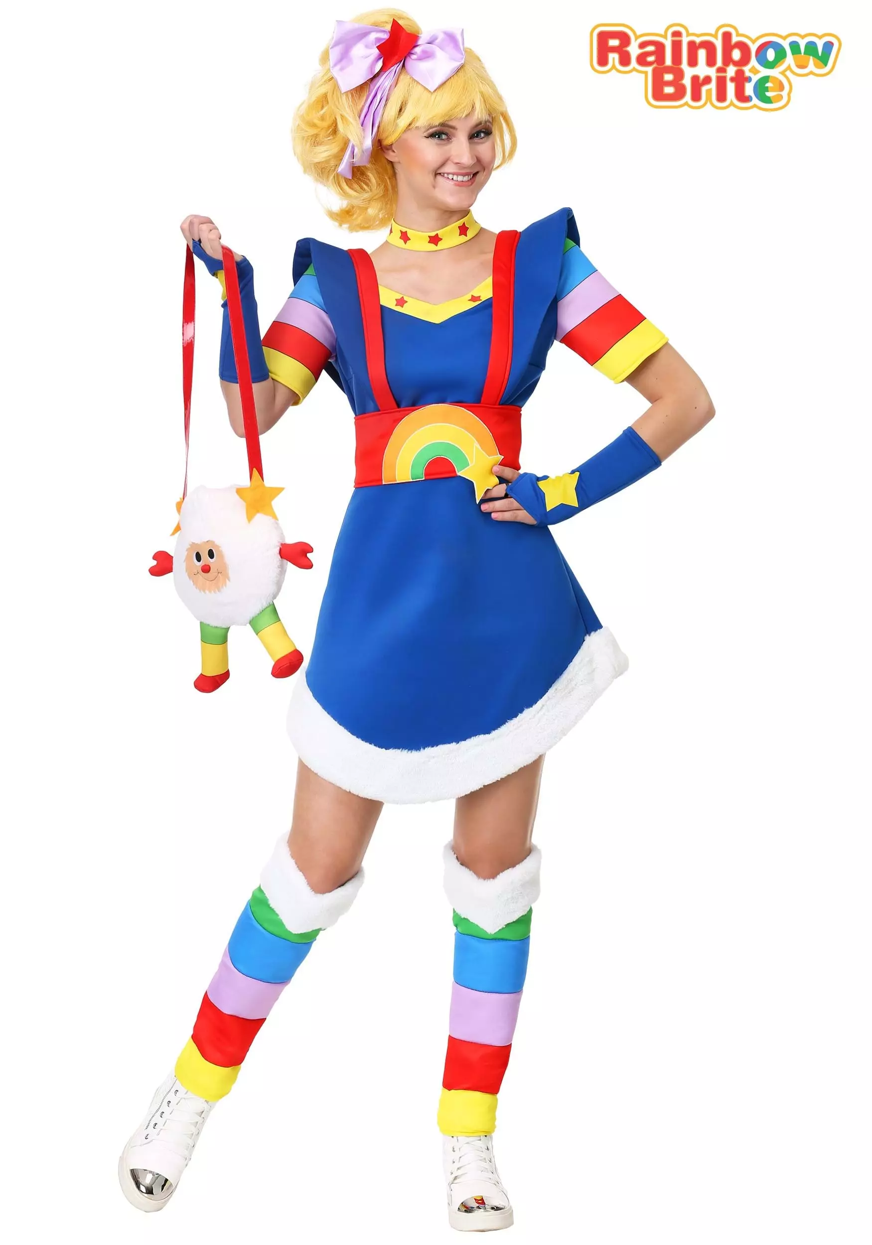 Fun Costumes Rainbow Brite Adult Costume 1 Fun Costumes Rainbow Brite Adult Costume