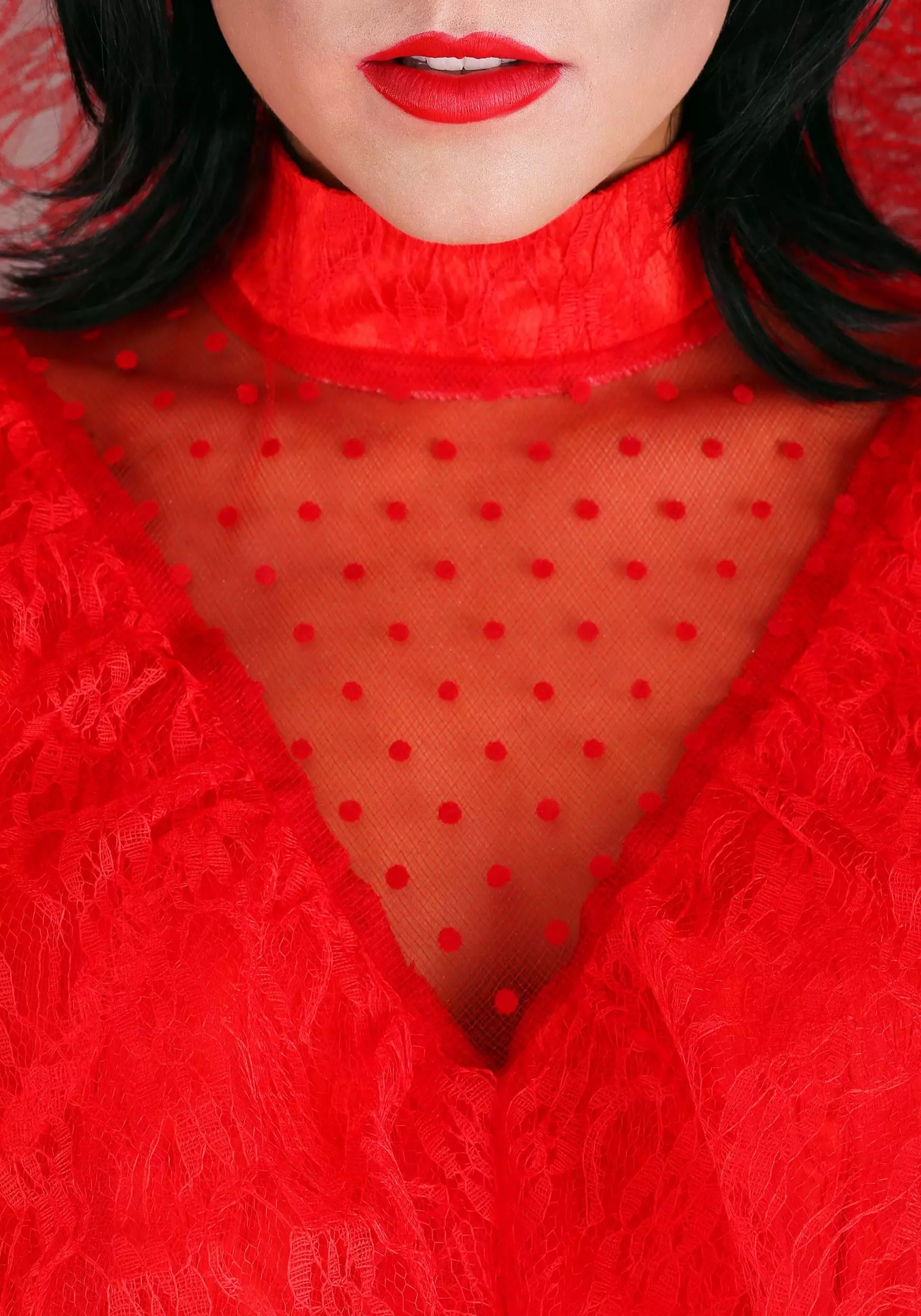 Fun Costumes Red Gothic Wedding Dress Costume 2 Fun Costumes Red Gothic Wedding Dress Costume - Image 2