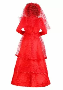 Fun Costumes Red Gothic Wedding Dress Costume 19 Fun Costumes Red Gothic Wedding Dress Costume -Scary Costumes store womens red gothic wedding dress alt 8