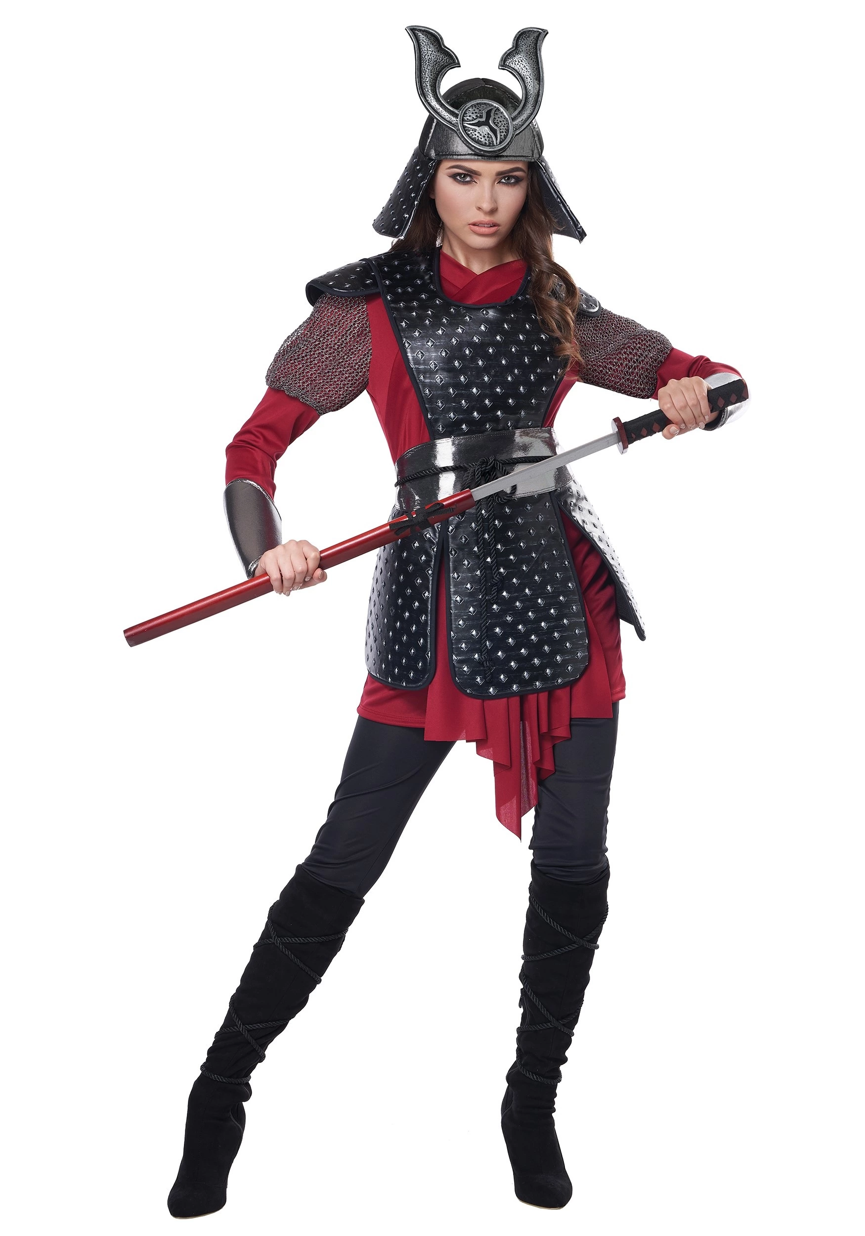 California Costume Collection Women's Samurai Warrior Costume 4 California Costume Collection Women's Samurai Warrior Costume - Image 4