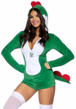 LEG AVENUE Sexy Gamer Dino Costume For Women