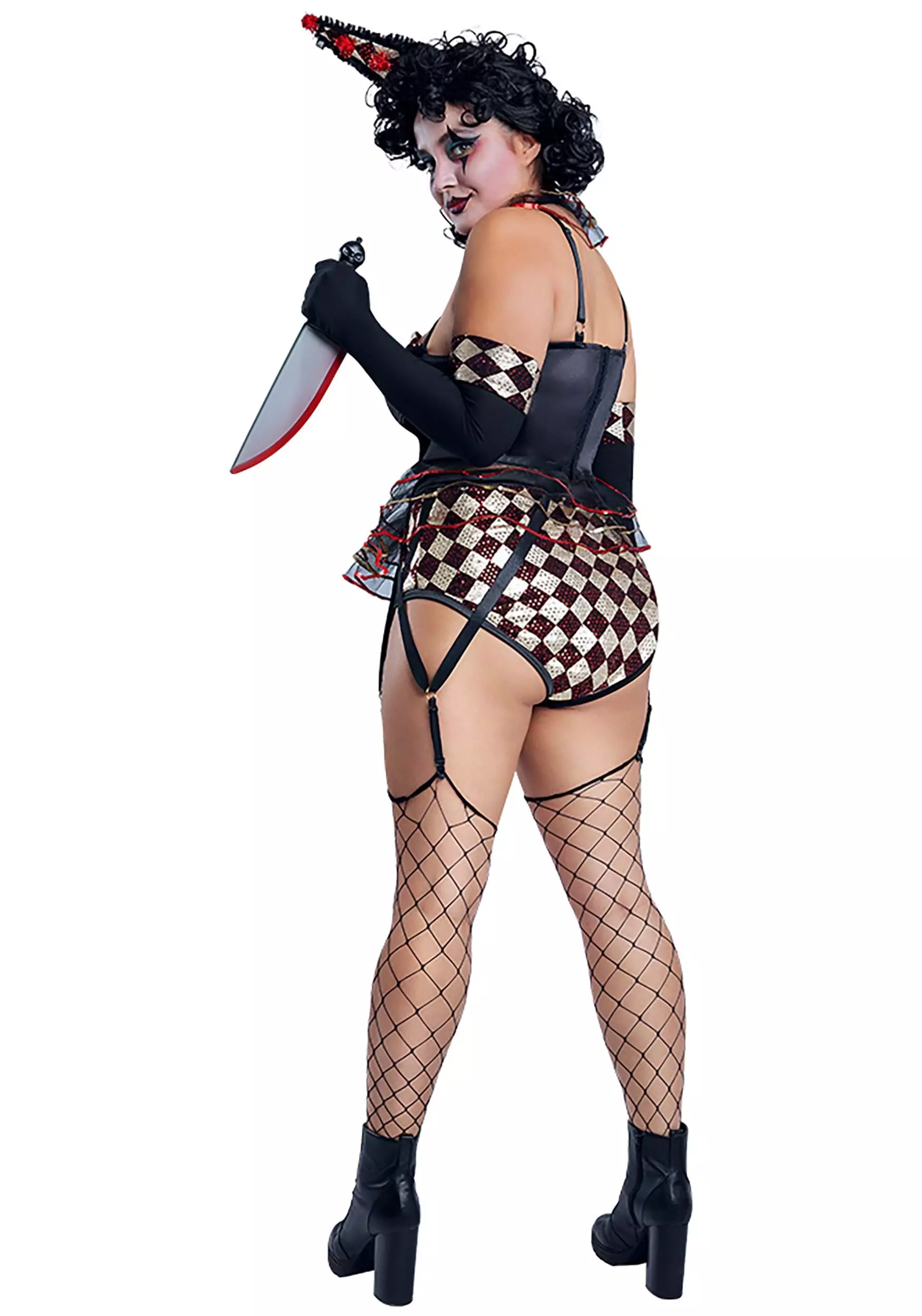 Starline, LLC. Sexy Plus Size Killer Clown Costume For Women 2 Starline, LLC. Sexy Plus Size Killer Clown Costume For Women - Image 2