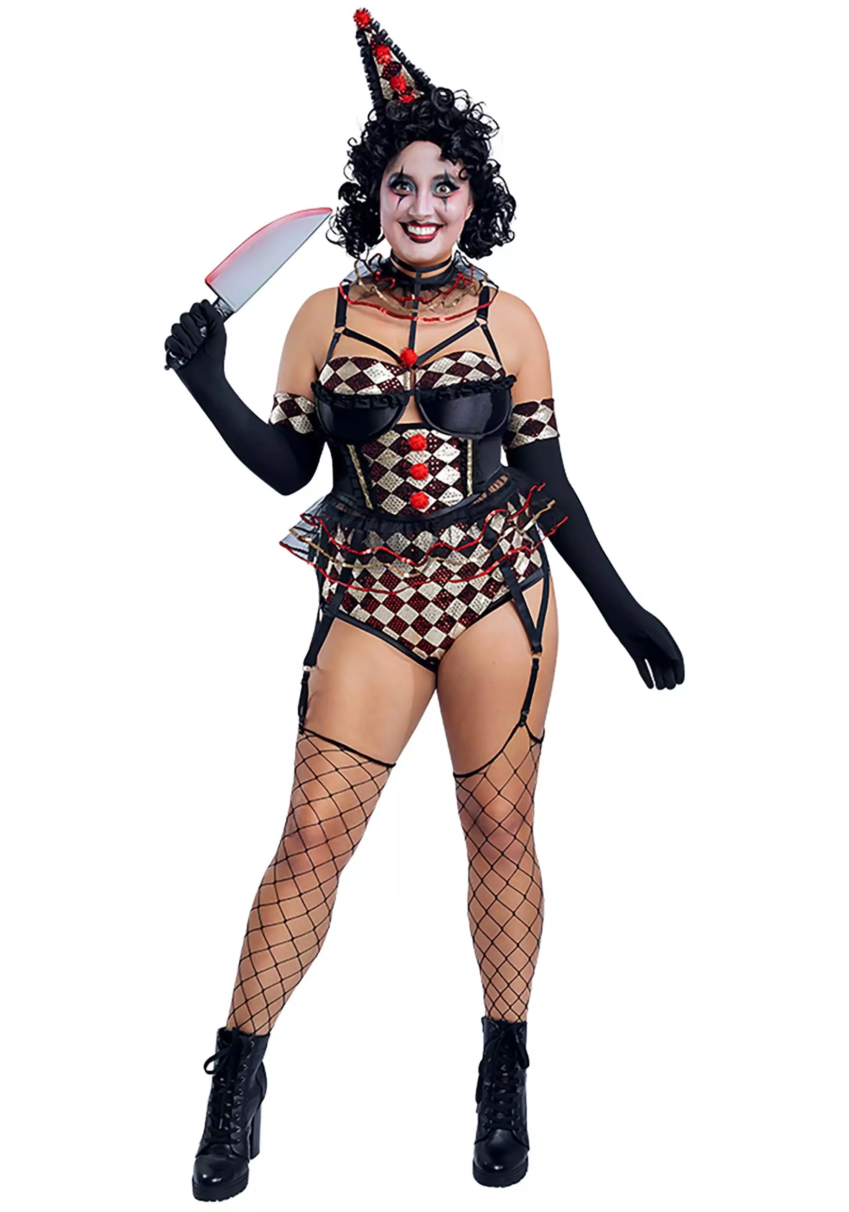Starline, LLC. Sexy Plus Size Killer Clown Costume For Women 1 Starline, LLC. Sexy Plus Size Killer Clown Costume For Women