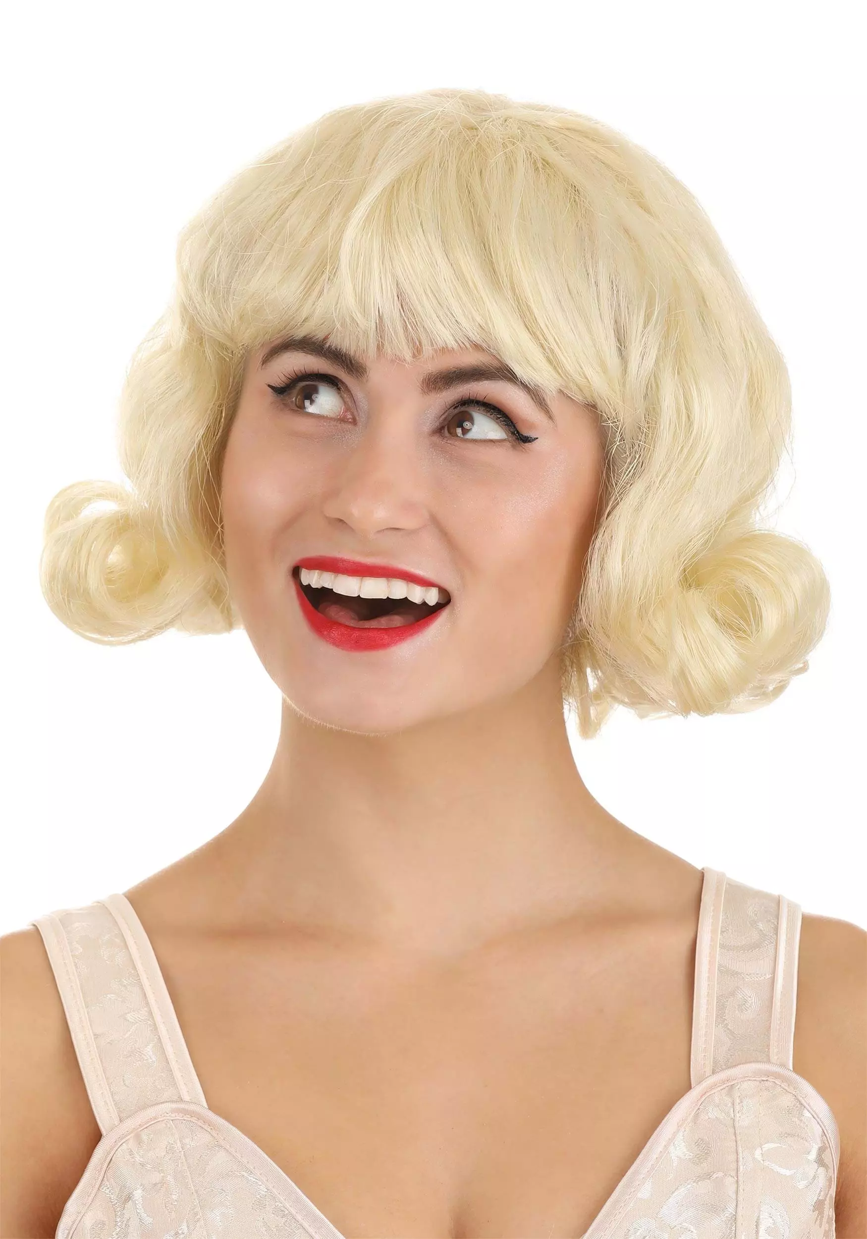Seasons (HK) Ltd. Short Blonde 50s Wig For Women 1 Seasons (HK) Ltd. Short Blonde 50s Wig For Women