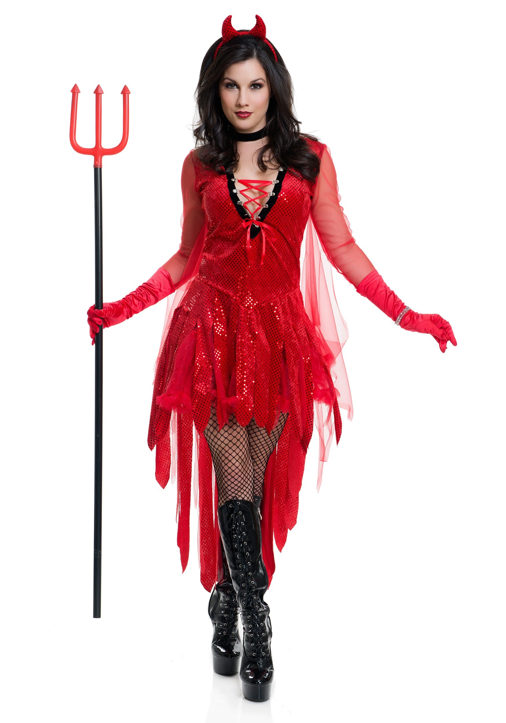 Charades Women's Sizzling Devil Costume 1 Charades Women's Sizzling Devil Costume