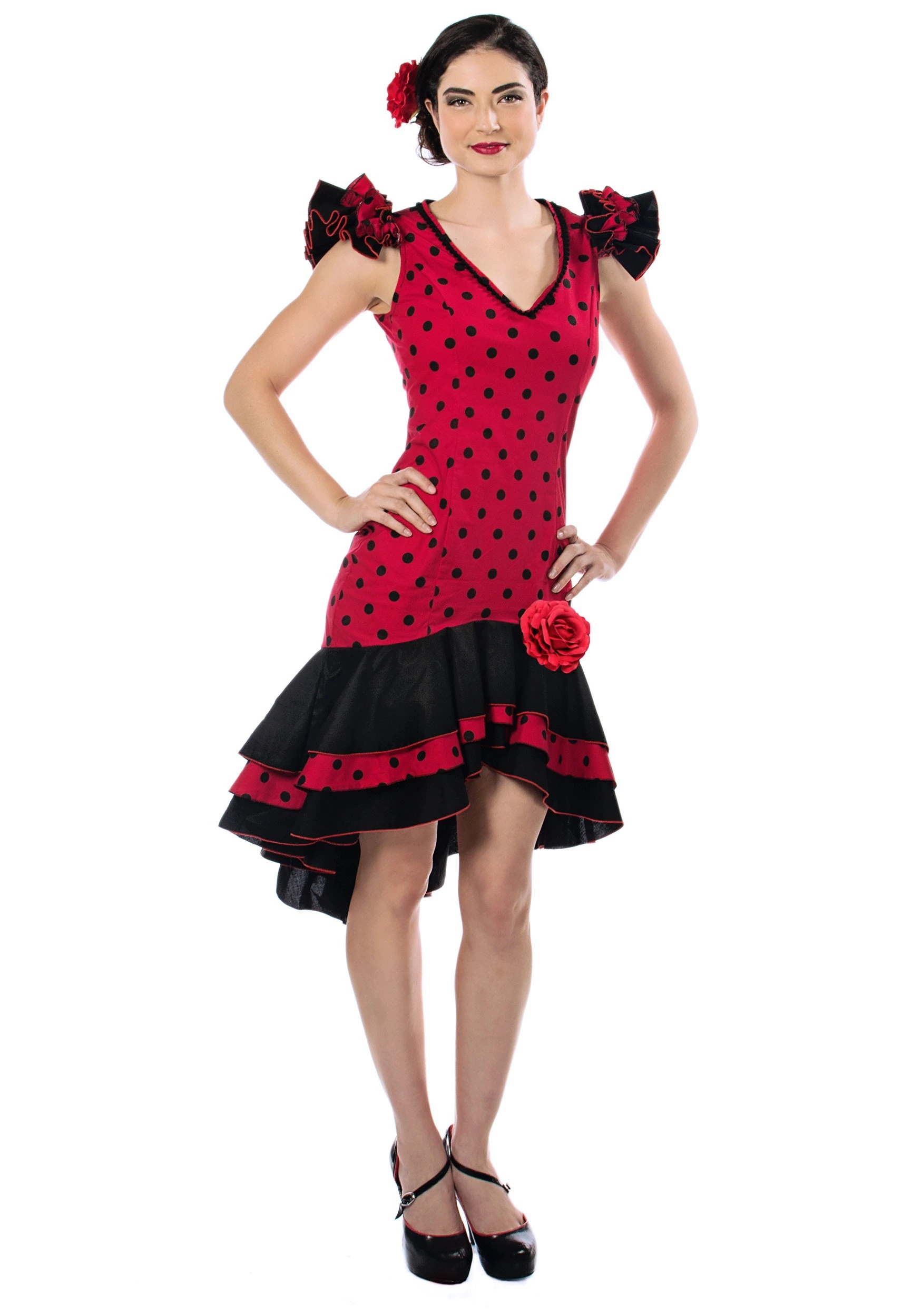 Seeing Red Women's Spanish Dancer Costume 1 Seeing Red Women's Spanish Dancer Costume