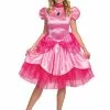 Disguise Super Mario Deluxe Princess Peach Costume For Women