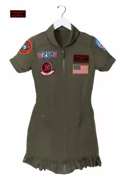 LEG AVENUE Top Gun Flight Dress Costume 17 LEG AVENUE Top Gun Flight Dress Costume -Scary Costumes store womens top gun flight dress alt 1