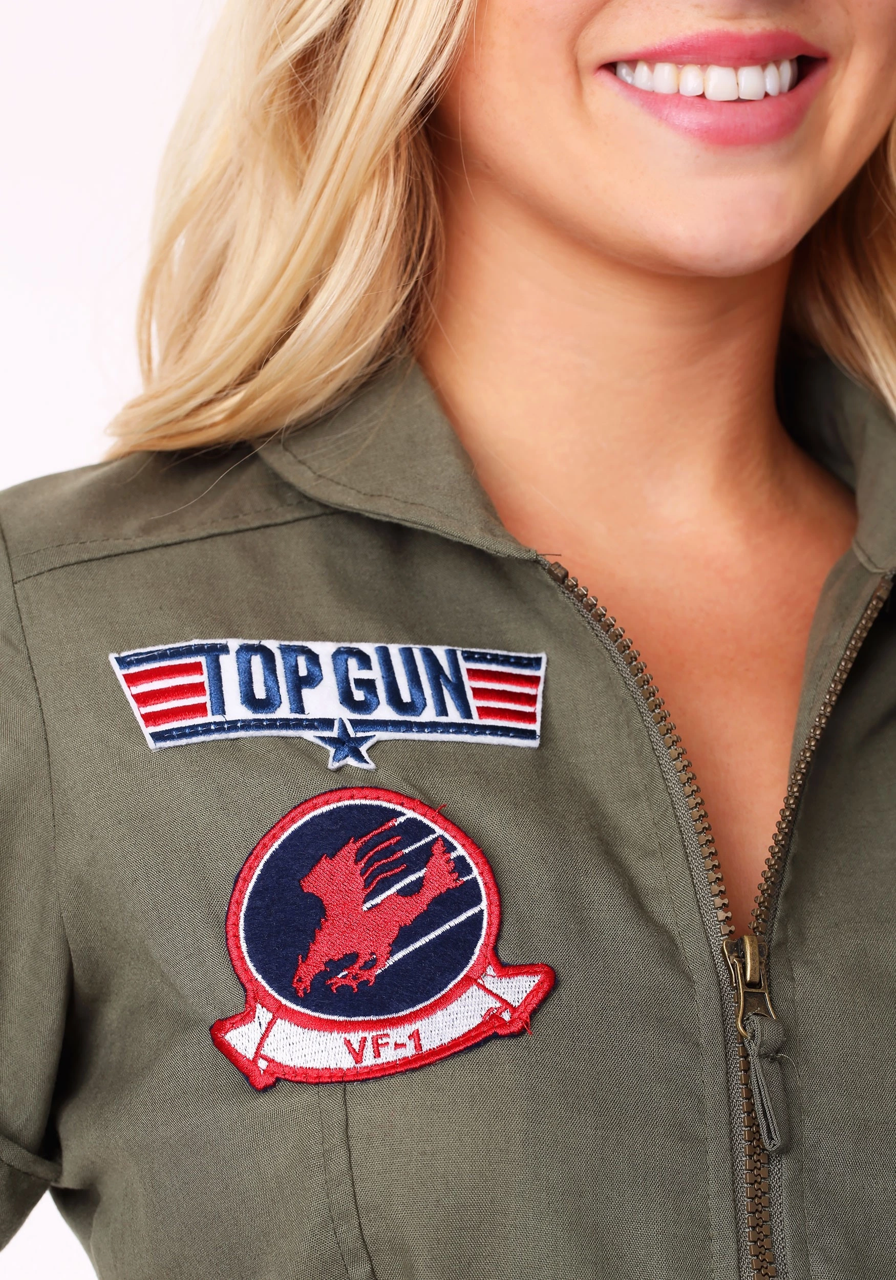 LEG AVENUE Top Gun Flight Dress Costume 3 LEG AVENUE Top Gun Flight Dress Costume - Image 3