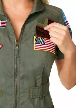 LEG AVENUE Top Gun Flight Dress Costume 16 LEG AVENUE Top Gun Flight Dress Costume -Scary Costumes store womens top gun flight dress alt 3