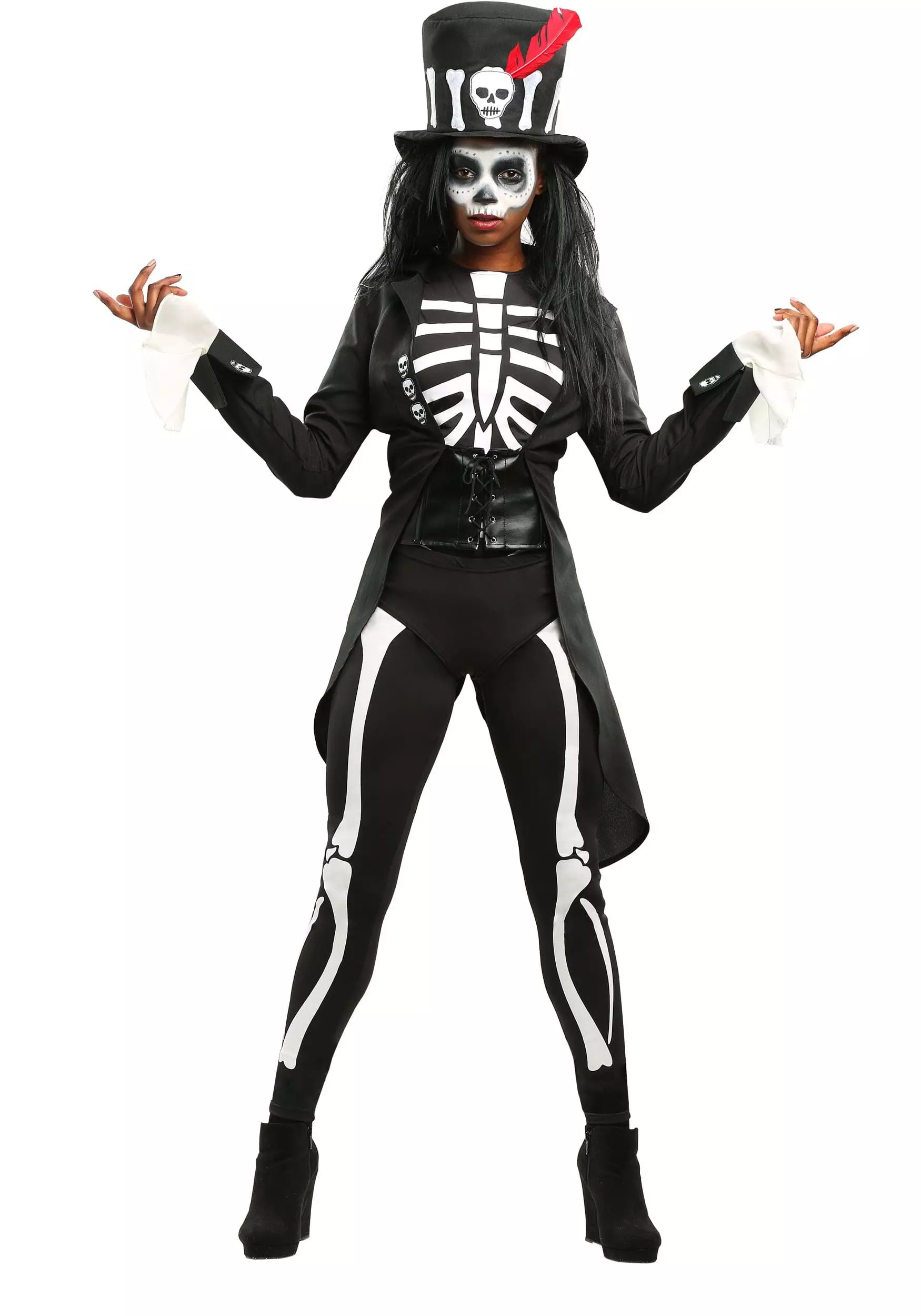 Fun Costumes Voodoo Skeleton Women's Costume 3 Fun Costumes Voodoo Skeleton Women's Costume - Image 3