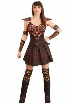 Fun Costumes Women's Xena Warrior Princess Costume 11 Fun Costumes Women's Xena Warrior Princess Costume -Scary Costumes store womens xena warrior princess costume alt 4