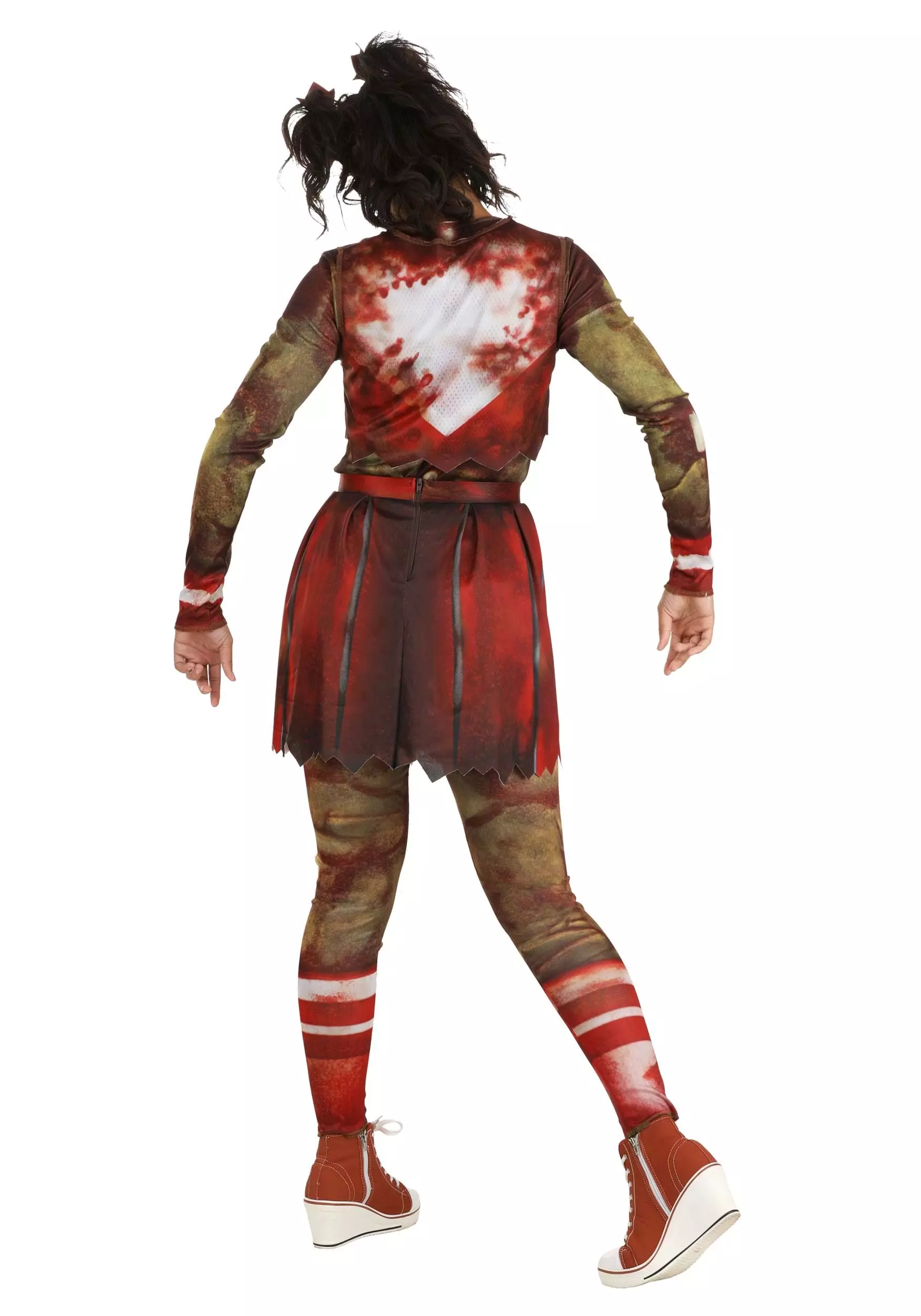 Fun Costumes Zombie Cheerleader Costume For Women 2 Fun Costumes Zombie Cheerleader Costume For Women - Image 2