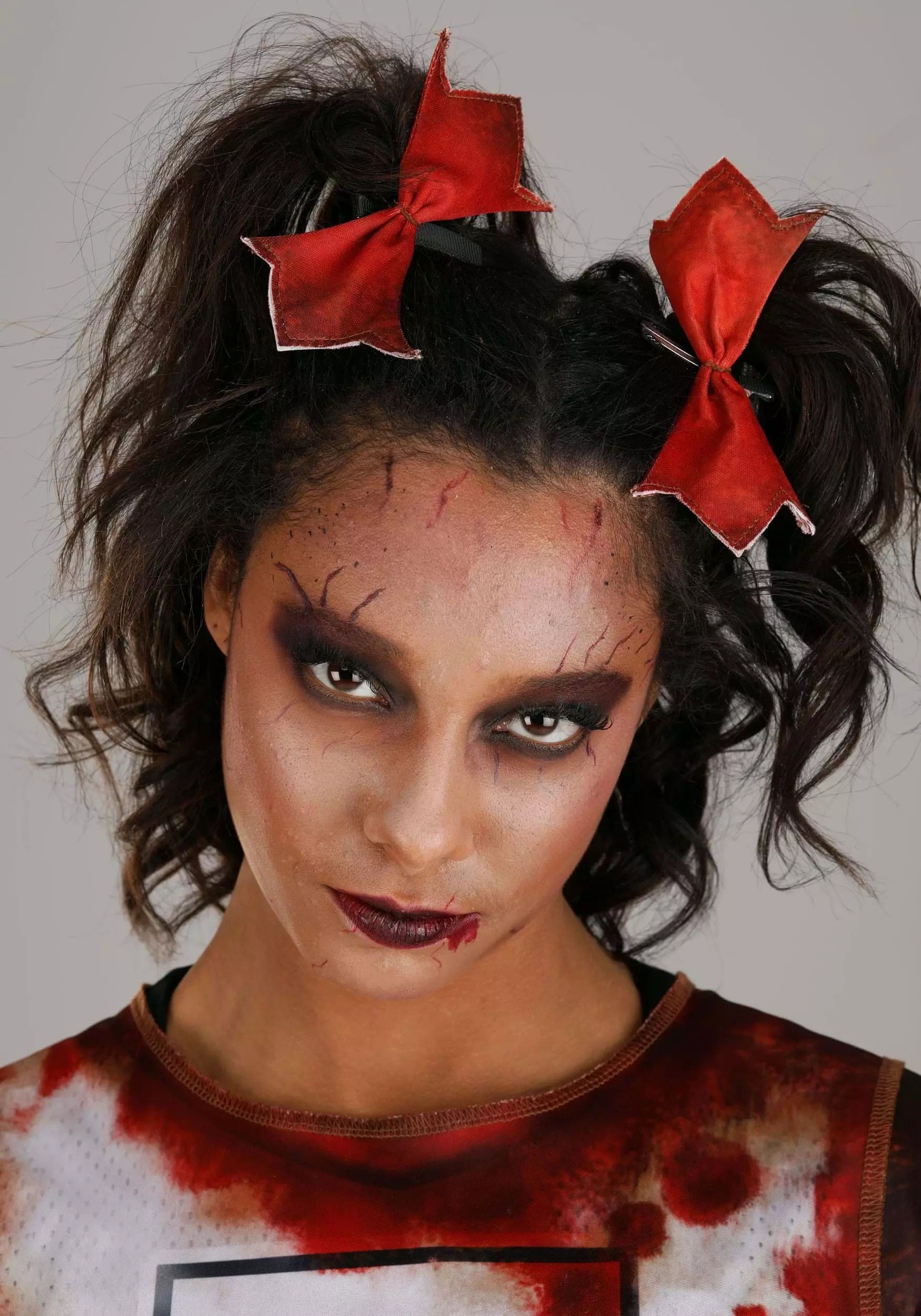 Fun Costumes Zombie Cheerleader Costume For Women 3 Fun Costumes Zombie Cheerleader Costume For Women - Image 3