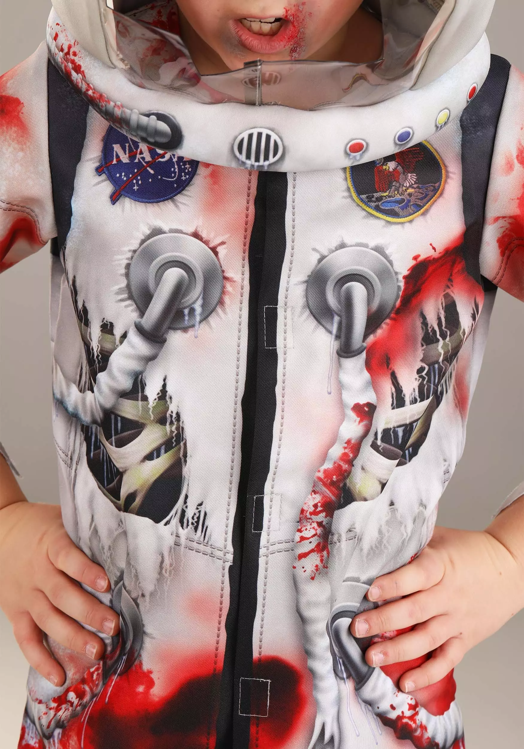Fun Costumes Zombie Astronaut Kid's Costume 3 Fun Costumes Zombie Astronaut Kid's Costume - Image 3