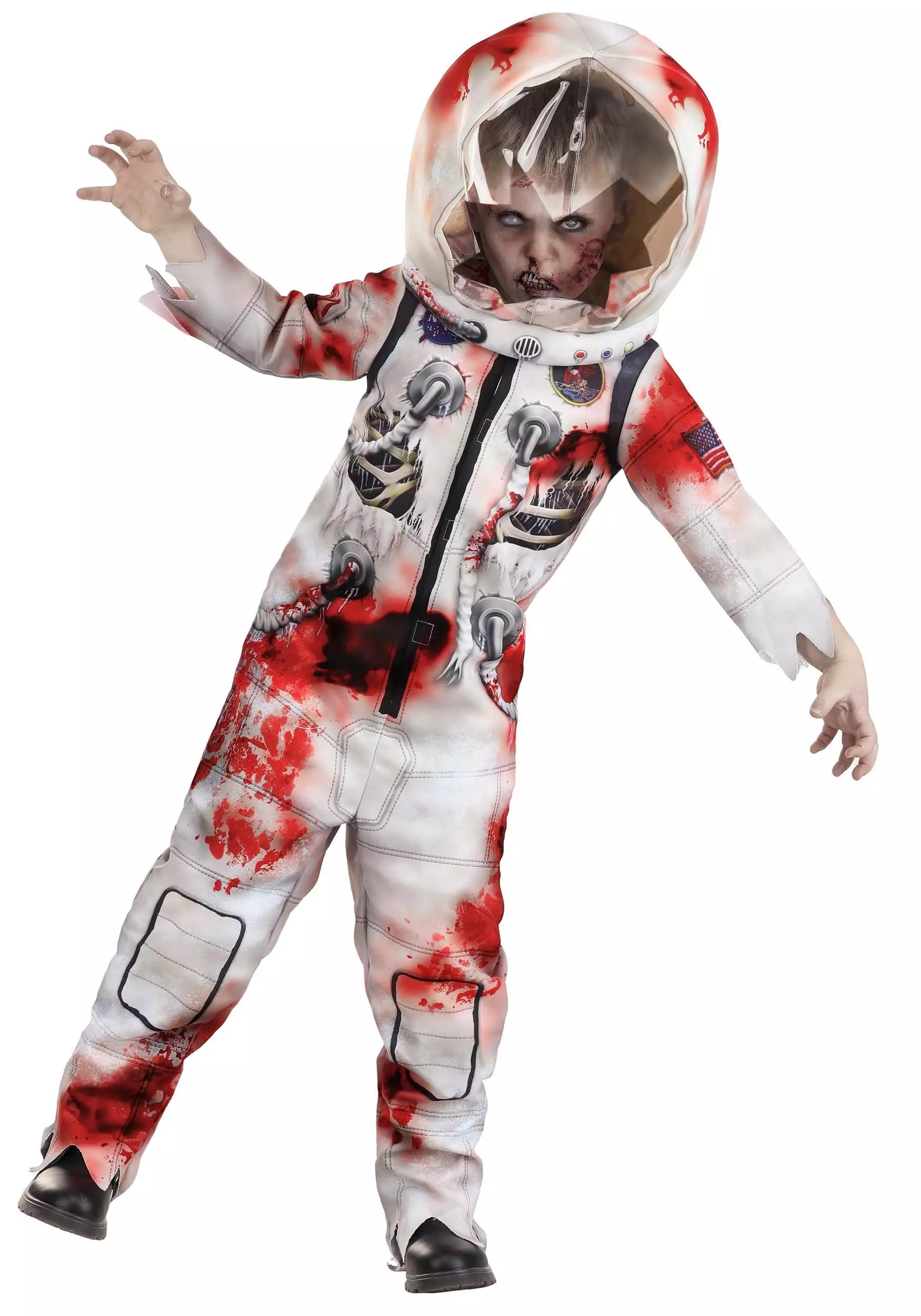 Fun Costumes Zombie Astronaut Kid's Costume 1 Fun Costumes Zombie Astronaut Kid's Costume