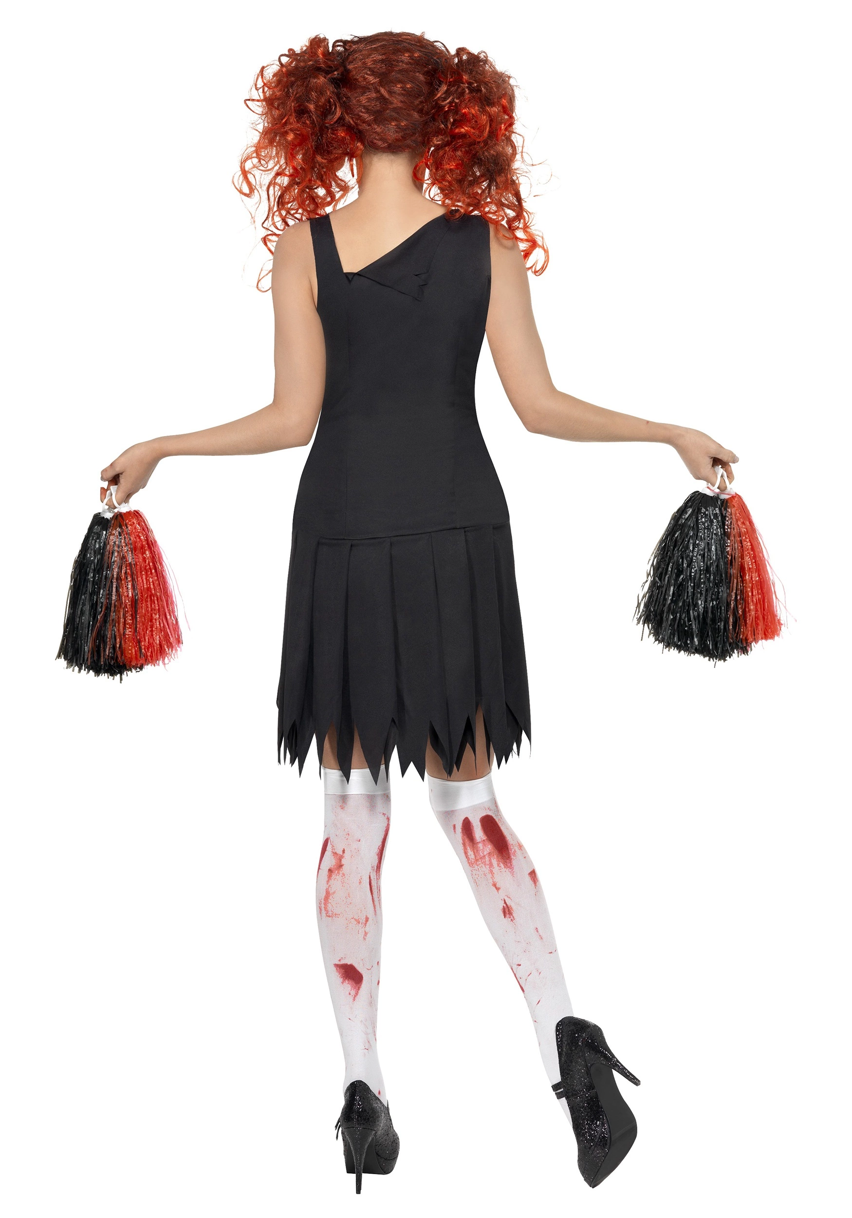 Smiffys Women's Zombie Cheerleader Costume Dress 2 Smiffys Women's Zombie Cheerleader Costume Dress - Image 2
