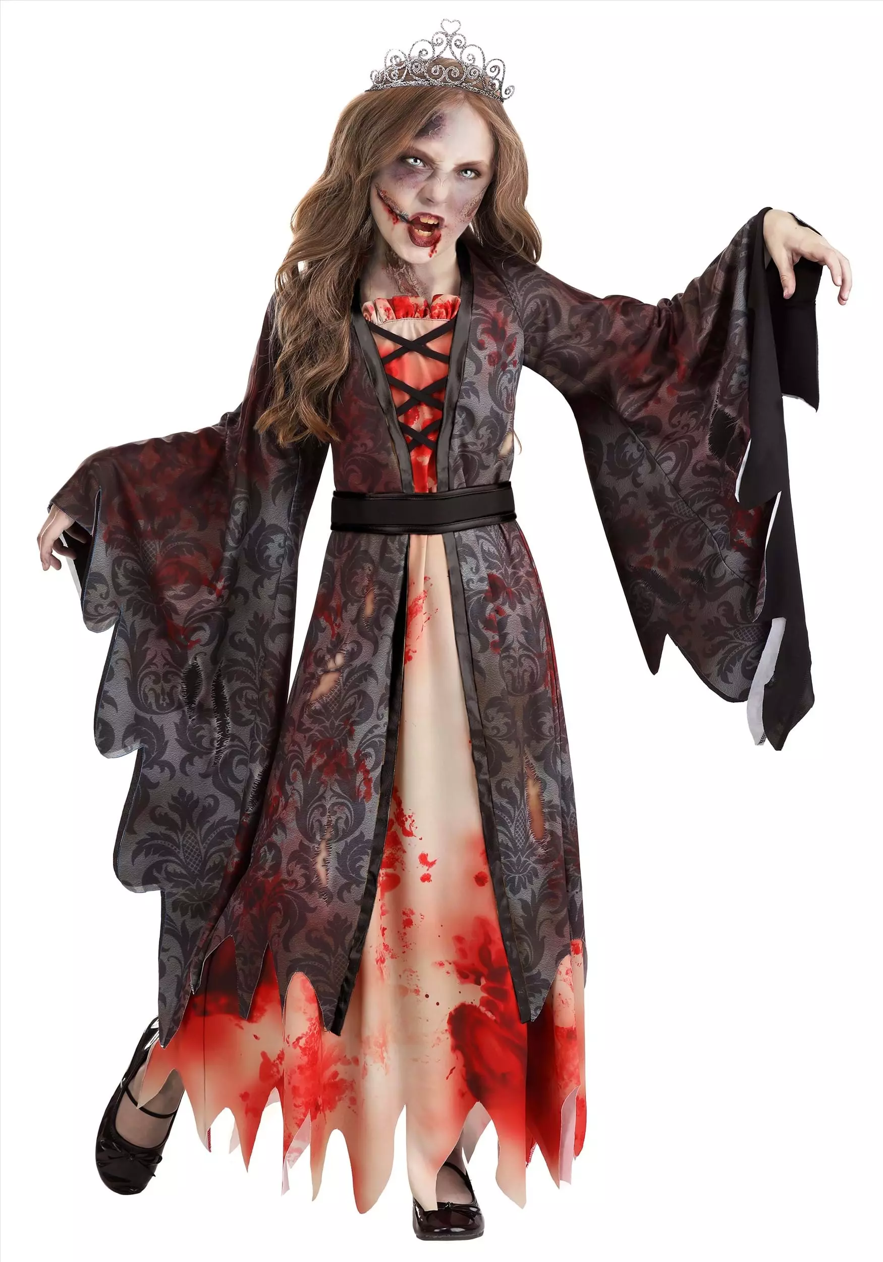 Fun Costumes Zombie Princess Kid's Costume 1 Fun Costumes Zombie Princess Kid's Costume
