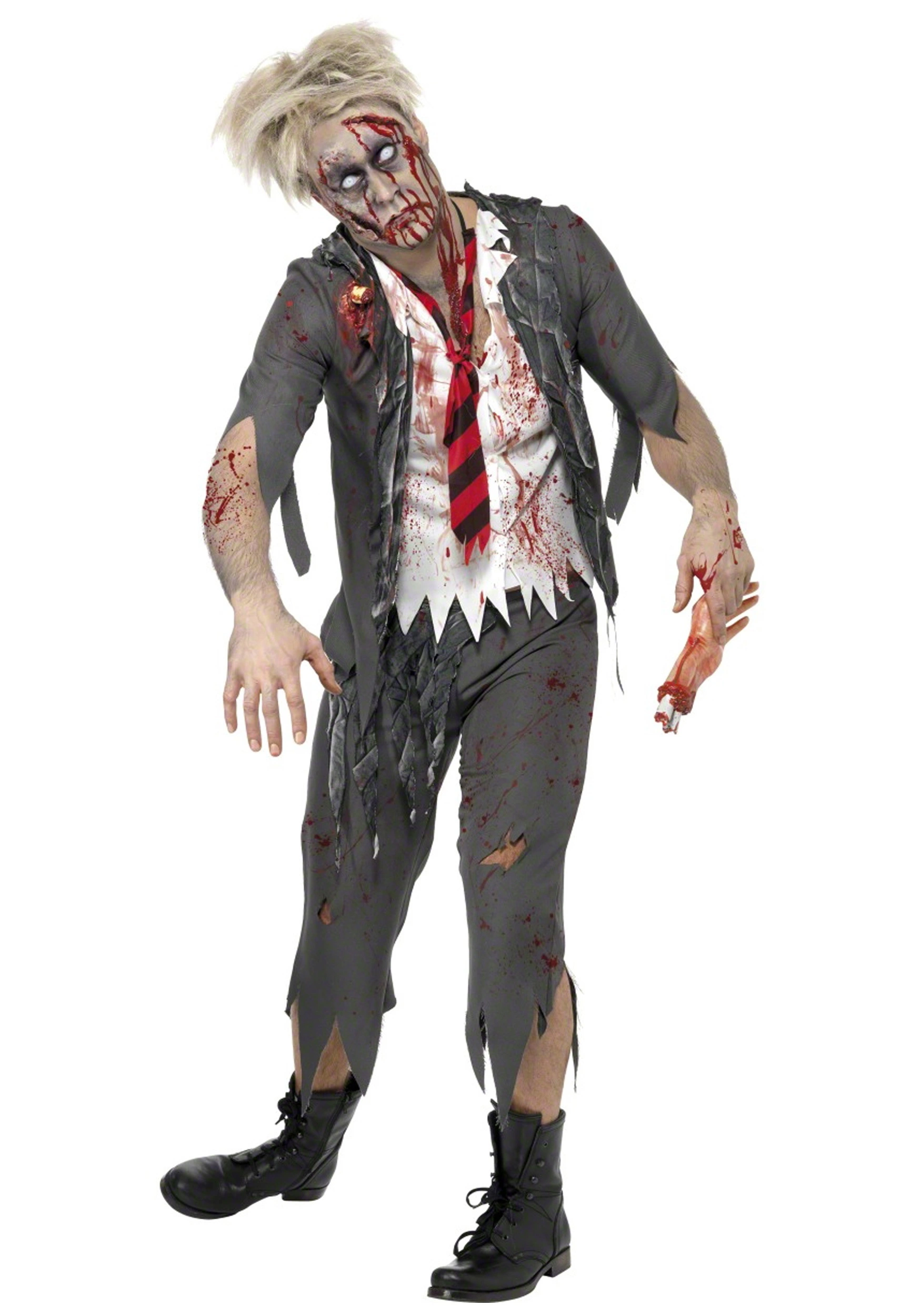 Smiffys Zombie School Boy Costume 1 Smiffys Zombie School Boy Costume